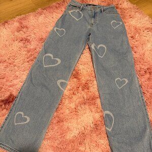 Hollister hearts Jeans size 3